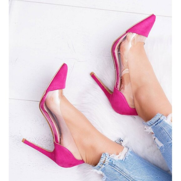 FUCHSIA STILETTO HEEL - Picture 2 of 5